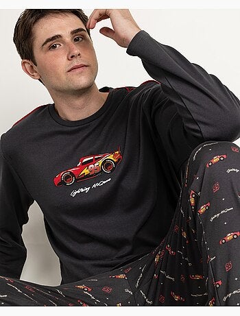 Pyjama à manches longues Disney Cars McQueen pour hommes