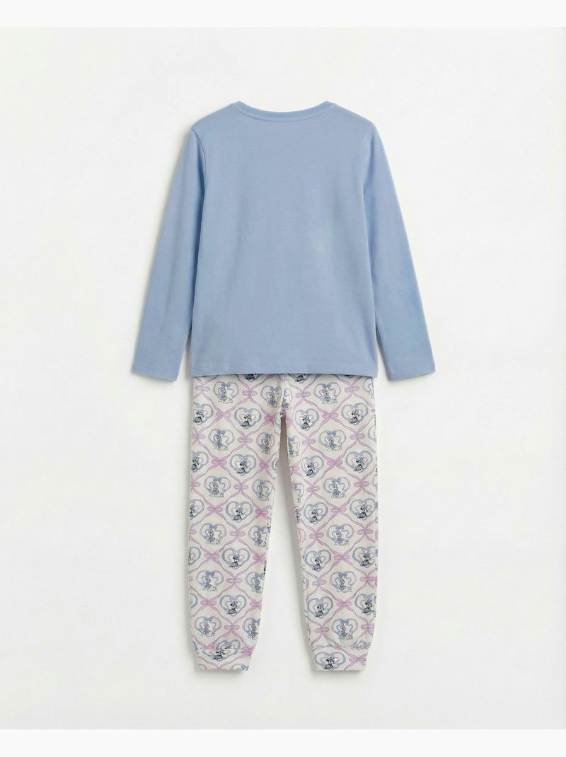 Pyjama à manches longues Disney Coquette Friends pour filles Bleu - Kiabi
