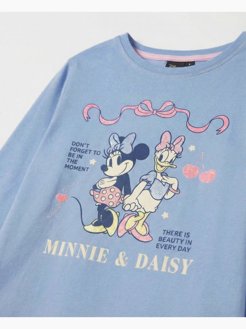 Pyjama à manches longues Disney Coquette Friends pour filles Bleu - Kiabi