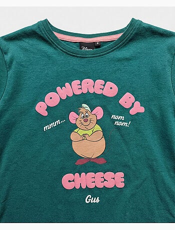 Pyjama à manches longues Disney Gus Gus Cheese pour filles
