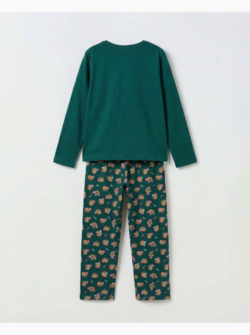 Pyjama à manches longues Disney Gus Gus Cheese pour filles - Kiabi Pyjama à manches longues Disney Gus Gus Cheese pour filles - Kiabi