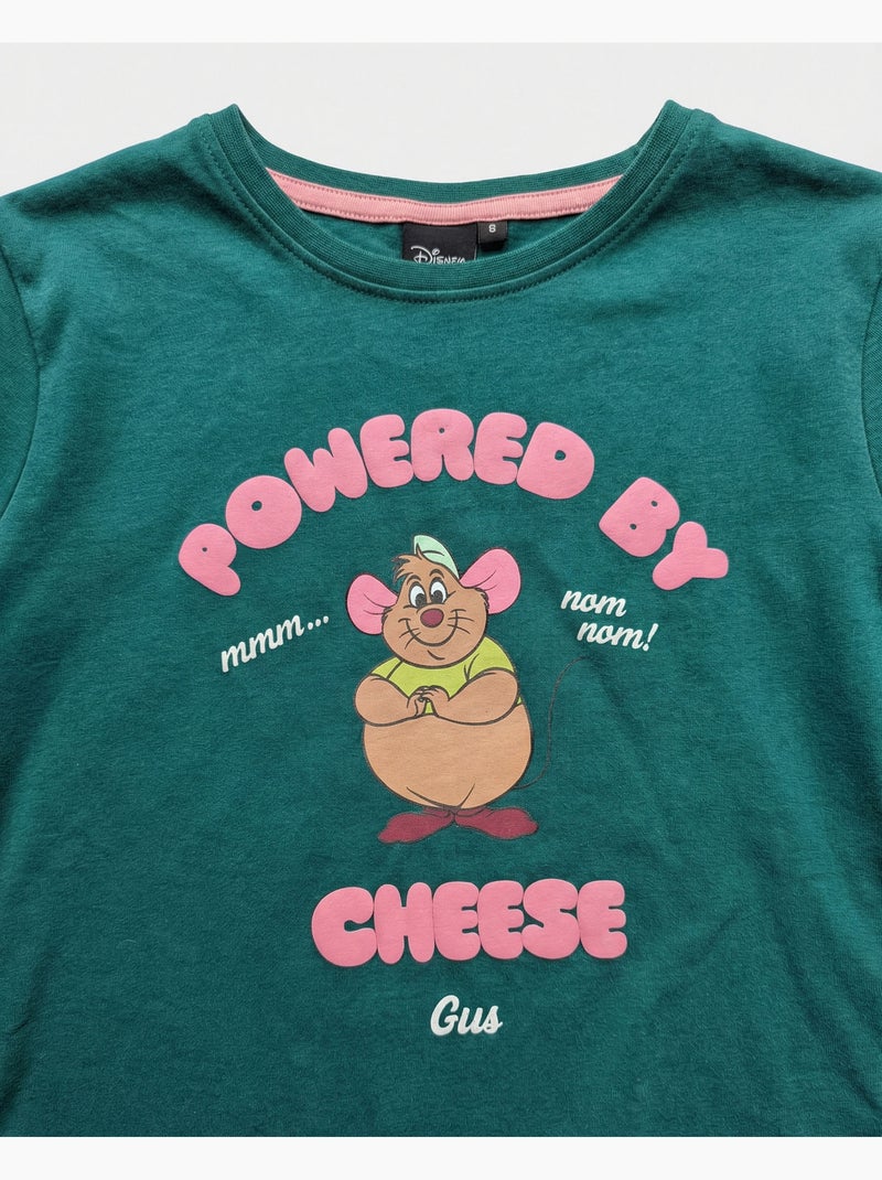 Pyjama à manches longues Disney Gus Gus Cheese pour filles Vert - Kiabi