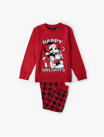 Pyjama à manches longues Disney Mouse Holidays pour filles