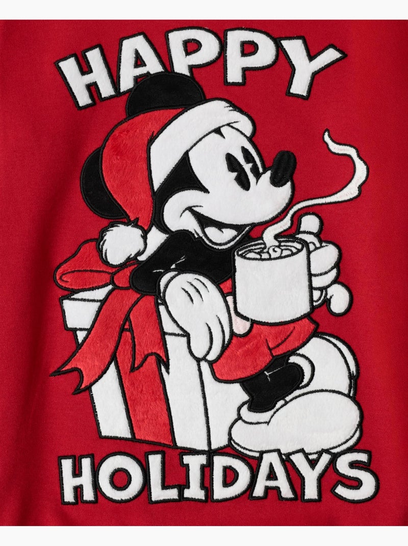 Pyjama à manches longues Disney Mouse Holidays pour filles Rouge - Kiabi