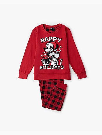 Pyjama à manches longues Disney Mouse Holidays pour garçons
