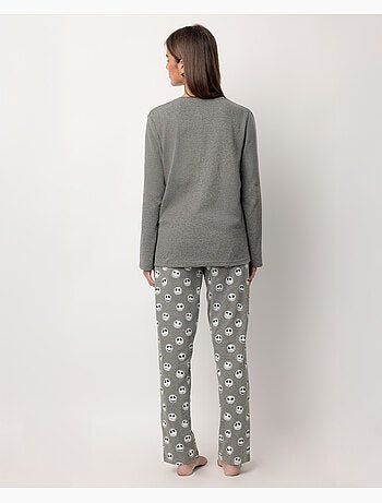 Pyjama à manches longues Disney Nightmare pour femme