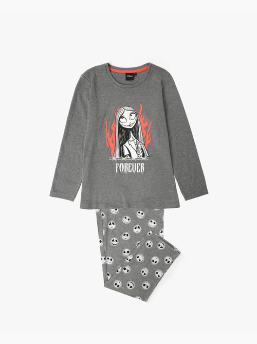 Pyjama à manches longues Disney Nightmare pour filles - Kiabi