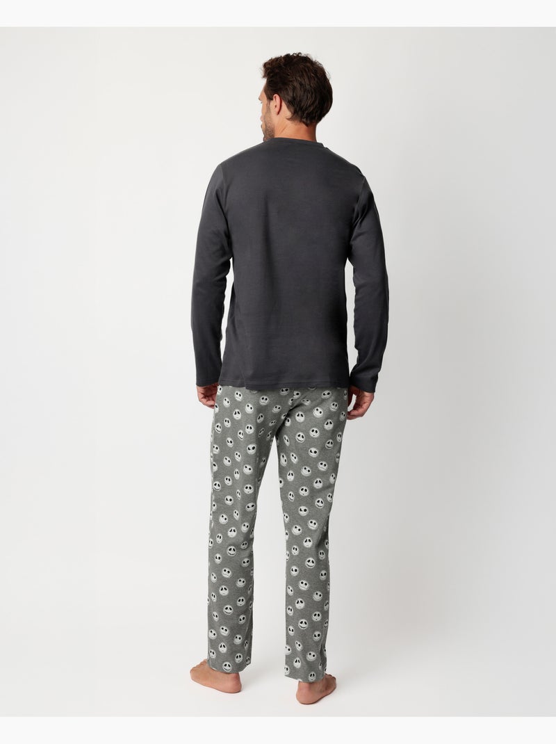 Pyjama à manches longues Disney Nightmare pour homme Gris foncé - Kiabi