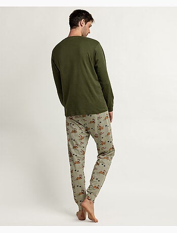 Pyjama à manches longues Disney Pluto Stay Pawsome pour hommes