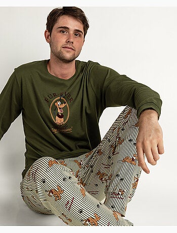 Pyjama à manches longues Disney Pluto Stay Pawsome pour hommes