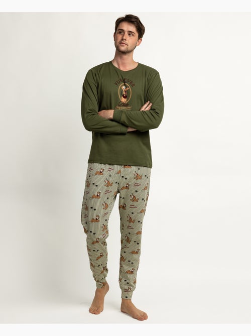 Pyjama à manches longues Disney Pluto Stay Pawsome pour hommes - Kiabi Pyjama à manches longues Disney Pluto Stay Pawsome pour hommes - Kiabi