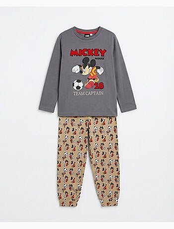 Pyjama à manches longues Disney pour garçon, représentant un capitaine d'équipe.