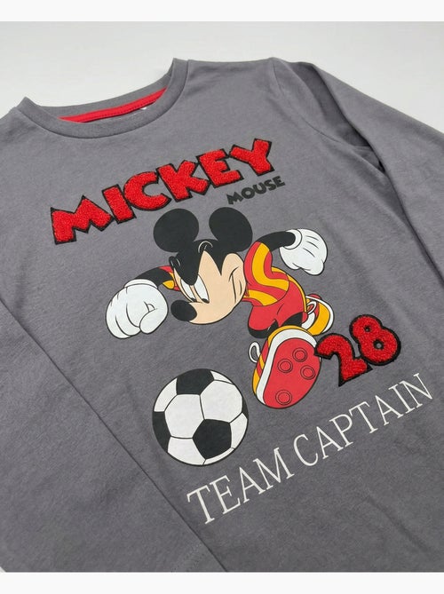 Pyjama à manches longues Disney pour garçon, représentant un capitaine d'équipe. - Kiabi Pyjama à manches longues Disney pour garçon, représentant un capitaine d'équipe. - Kiabi