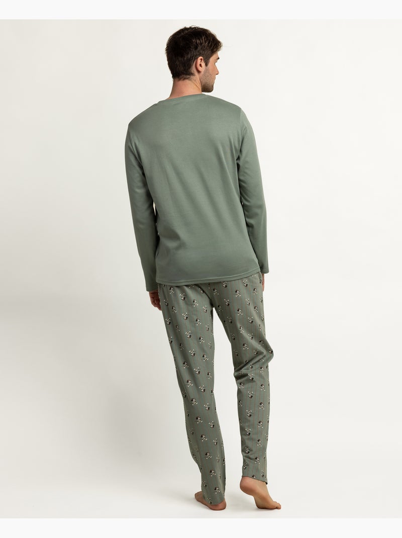 Pyjama à manches longues disney pour homme, collection > Vert - Kiabi