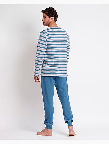Pyjama à manches longues Disney pour homme, motif Goofy