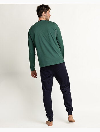 Pyjama à manches longues Disney pour homme, style magique