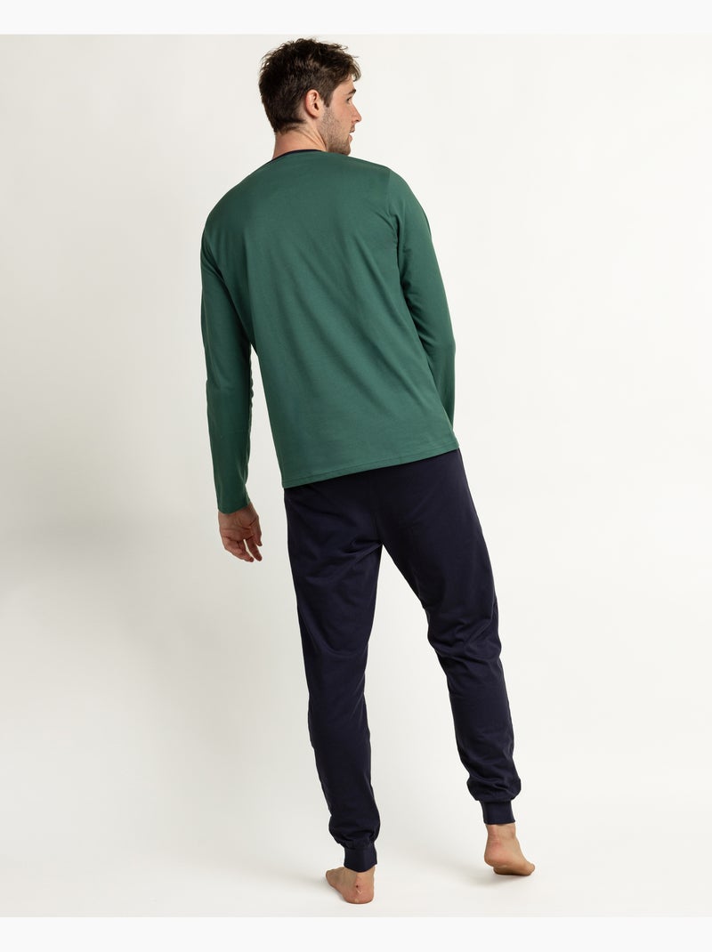 Pyjama à manches longues Disney pour homme, style magique Vert - Kiabi