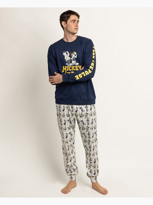 Pyjama à manches longues Disney pour homme, style universitaire - Kiabi