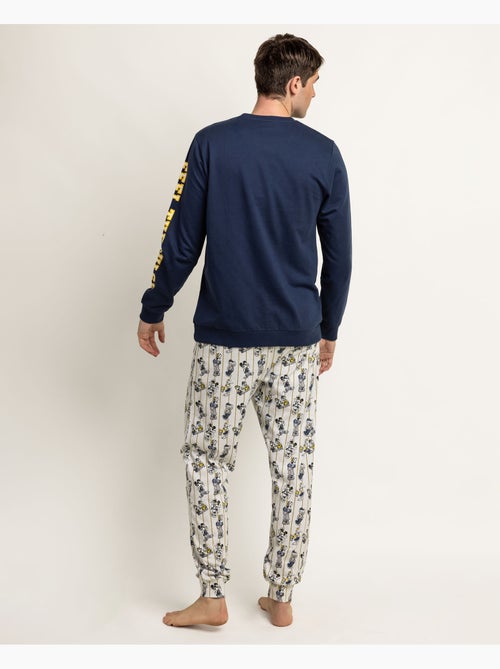 Pyjama à manches longues Disney pour homme, style universitaire - Kiabi