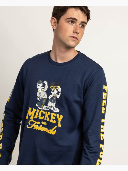 Pyjama à manches longues Disney pour homme, style universitaire - Kiabi