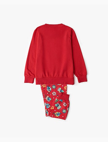Pyjama à manches longues Disney Stitch Joyeuses Fêtes pour garçons