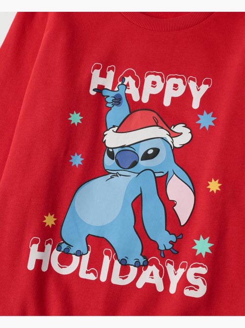 Pyjama à manches longues Disney Stitch Joyeuses Fêtes pour garçons - Kiabi