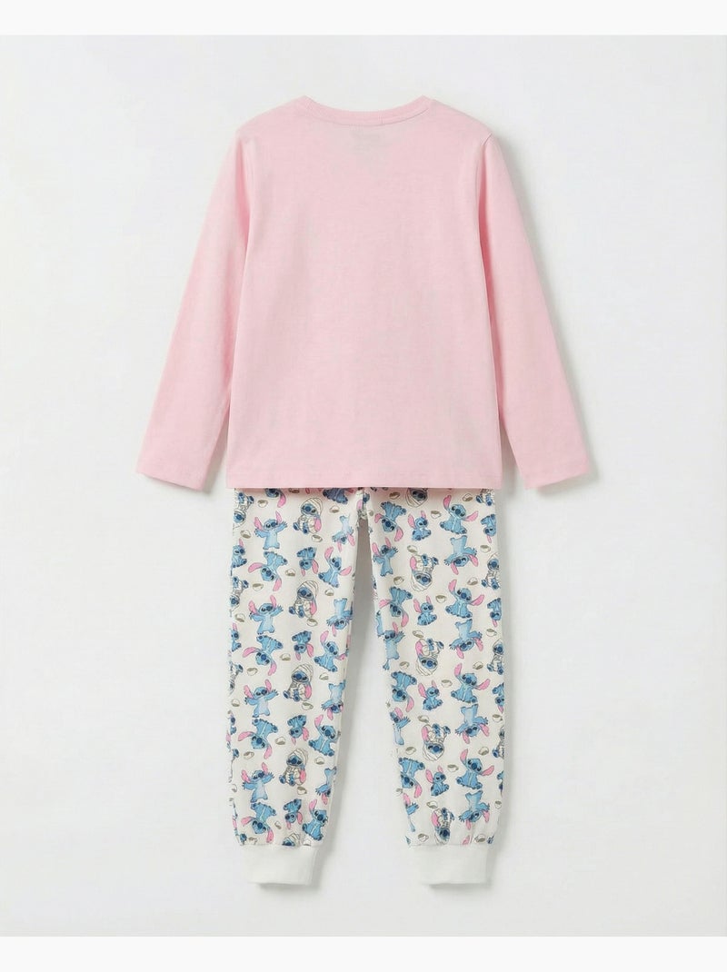 Pyjama à manches longues DISNEY Time To Chill pour filles Rose - Kiabi