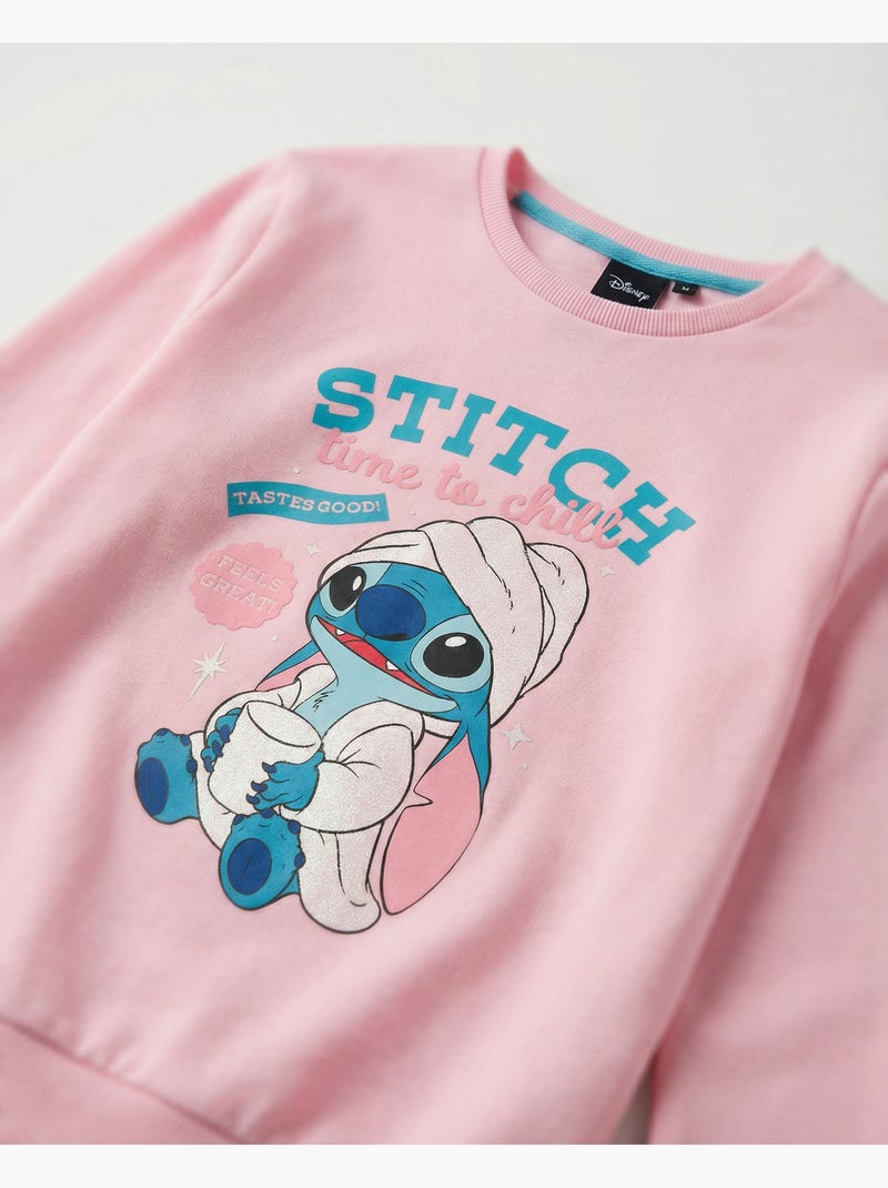 Pyjama à manches longues DISNEY Time To Chill pour filles Rose - Kiabi