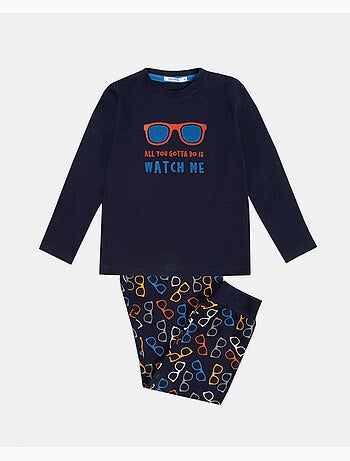 Pyjama à manches longues DIVER Watch Me pour garçon