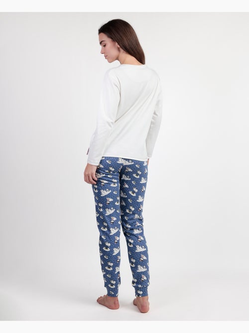 Pyjama à manches longues écru PEANUTS pour femme Snow Drift - Kiabi Pyjama à manches longues écru PEANUTS pour femme Snow Drift - Kiabi