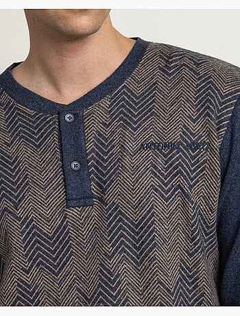 Pyjama à manches longues élégant ANTONIO MIRO pour hommes