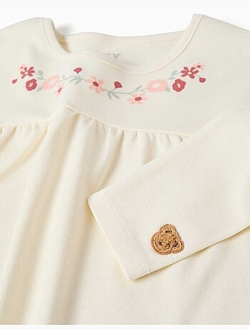 Pyjama à manches longues en coton avec masque rembourré