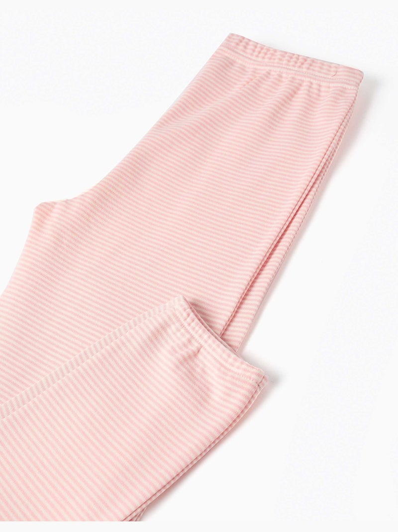 Pyjama à manches longues en coton avec masque rembourré Blanc - Kiabi