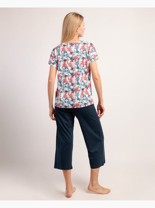 Pyjama à manches longues en forme de goutte de mer pour femme ADMAS - Kiabi Pyjama à manches longues en forme de goutte de mer pour femme ADMAS - Kiabi