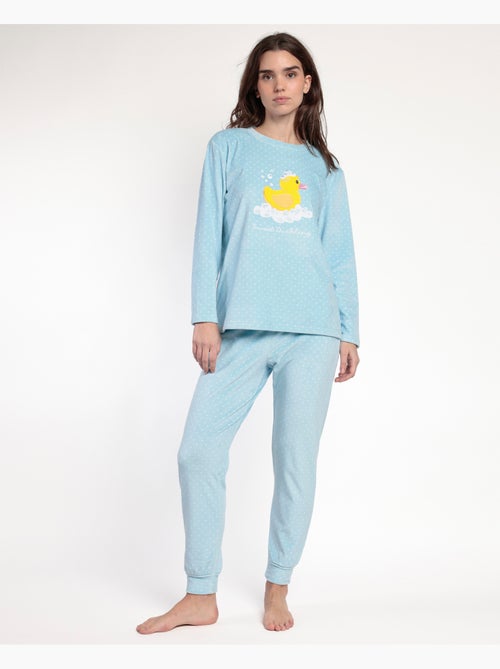 Pyjama à manches longues en velours Sweet Duckling pour femme ADMAS - Kiabi Pyjama à manches longues en velours Sweet Duckling pour femme ADMAS - Kiabi