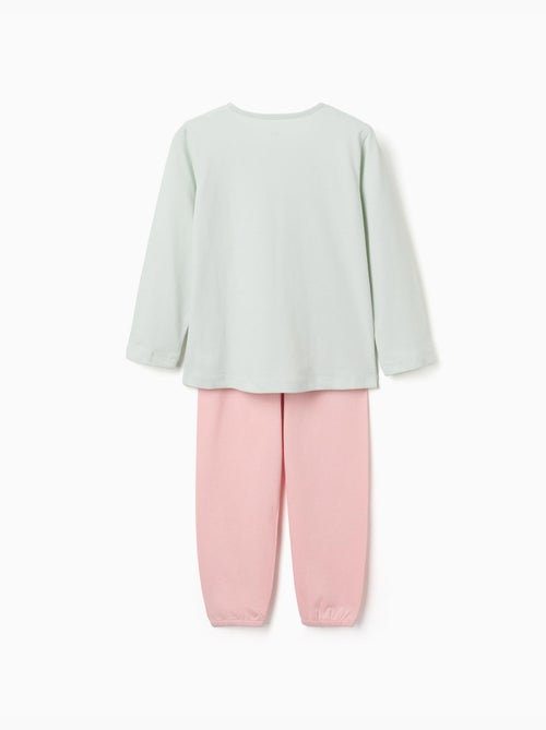 Pyjama à manches longues et imprimé fleurs - Kiabi