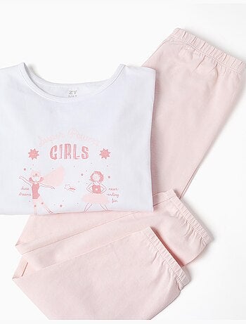 Pyjama à manches longues et imprimé Super Power Girls