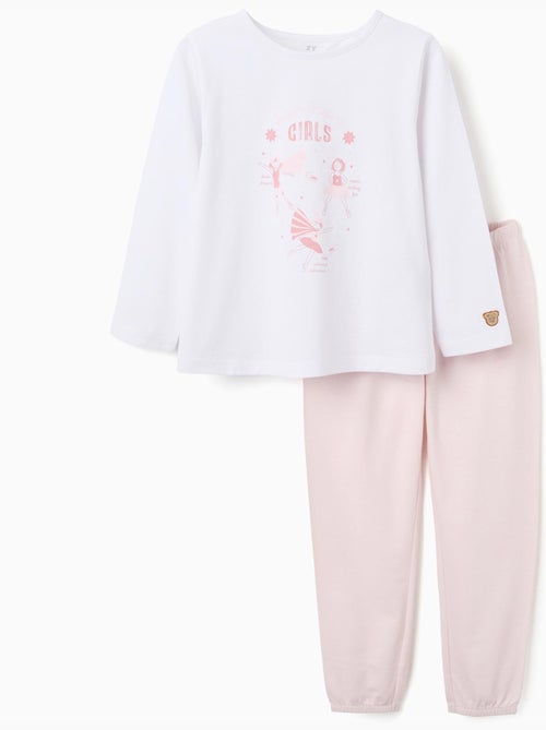 Pyjama à manches longues et imprimé Super Power Girls - Kiabi