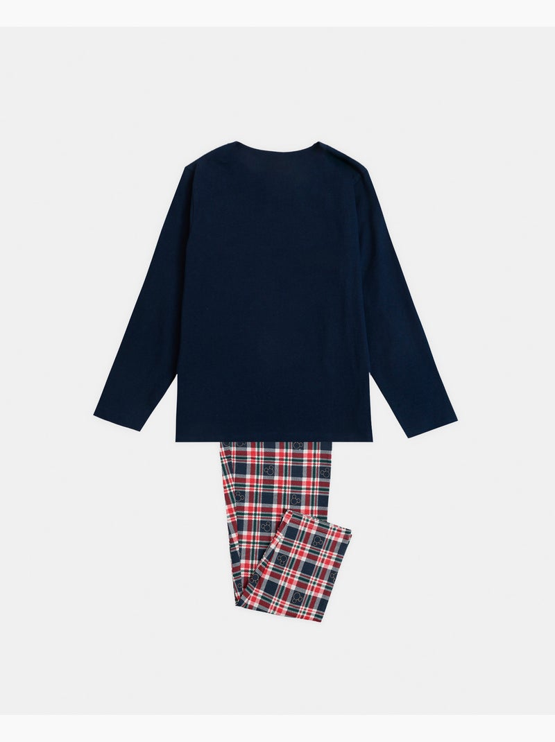 Pyjama à manches longues Feeling Jolly pour garçon de Disney Bleu marine - Kiabi