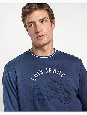 Pyjama à manches longues gaufré pour homme LOIS