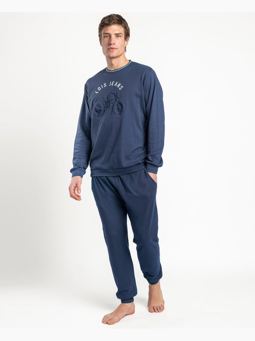 Pyjama à manches longues gaufré pour homme LOIS - Kiabi Pyjama à manches longues gaufré pour homme LOIS - Kiabi