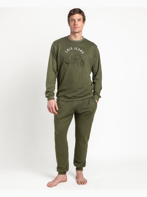 Pyjama à manches longues gaufré pour homme LOIS - Kiabi Pyjama à manches longues gaufré pour homme LOIS - Kiabi
