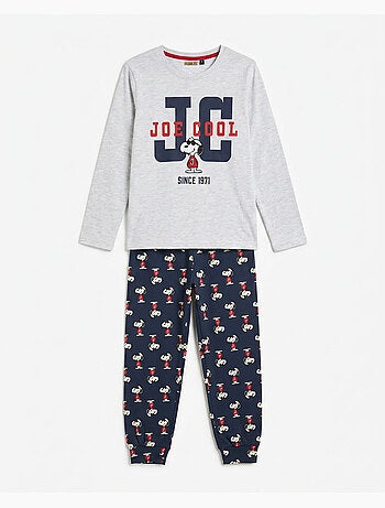 Pyjama à manches longues Joe Cool de Peanuts pour garçons
