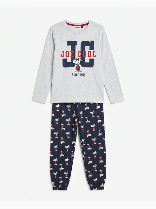 Pyjama à manches longues Joe Cool de Peanuts pour garçons - Kiabi