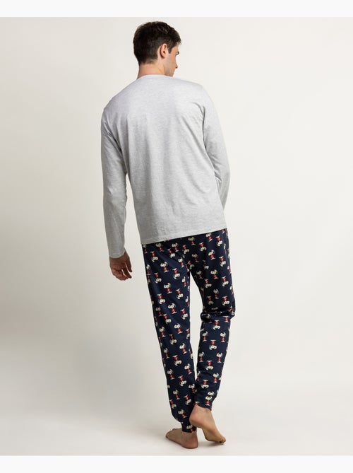 Pyjama à manches longues Joe Cool de Peanuts pour hommes - Kiabi