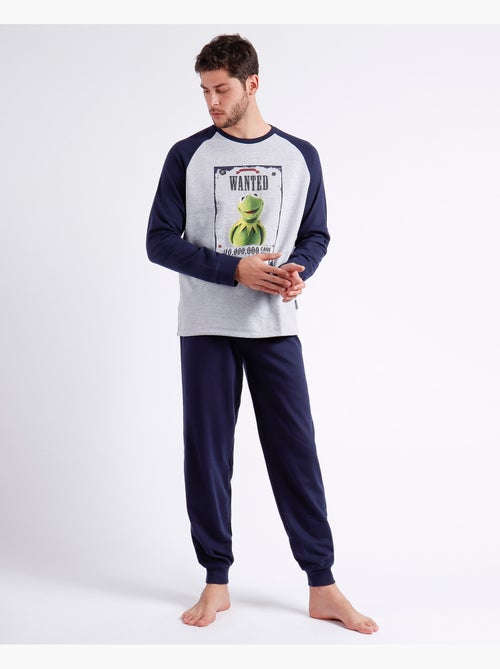 Pyjama à manches longues Kermit Wanted pour homme DISNEY - Kiabi Pyjama à manches longues Kermit Wanted pour homme DISNEY - Kiabi