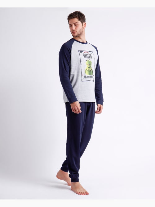 Pyjama à manches longues Kermit Wanted pour homme DISNEY - Kiabi Pyjama à manches longues Kermit Wanted pour homme DISNEY - Kiabi