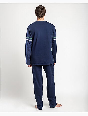 Pyjama à manches longues LOIS pour homme, style preppy
