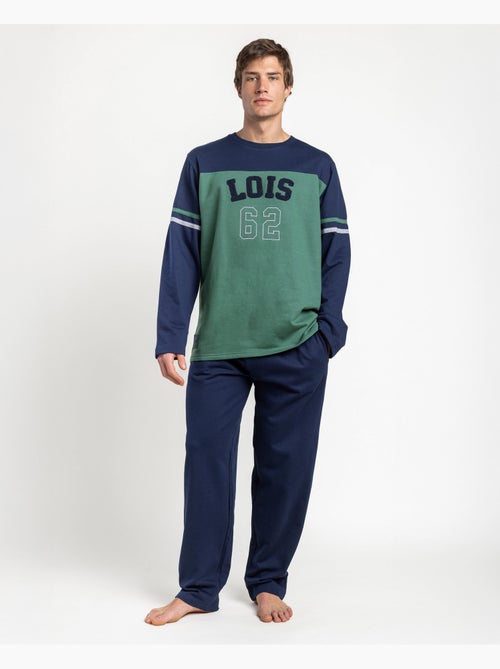 Pyjama à manches longues LOIS pour homme, style preppy - Kiabi Pyjama à manches longues LOIS pour homme, style preppy - Kiabi