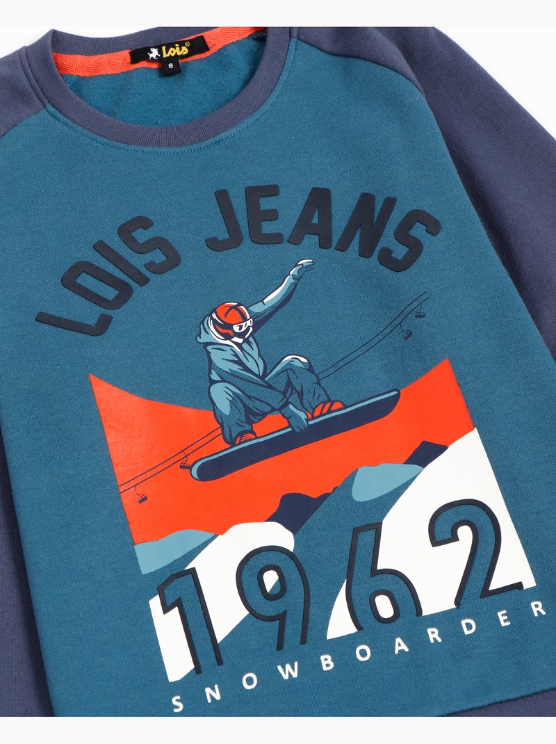 Pyjama à manches longues LOIS Ranglan XGames pour enfants Bleu - Kiabi